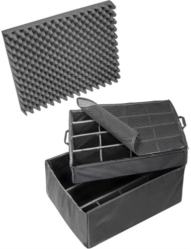Peli 1640 Padded Dividers | Wypełnienie, miękki organizer do skrzyń Peli 1640 Protector Case