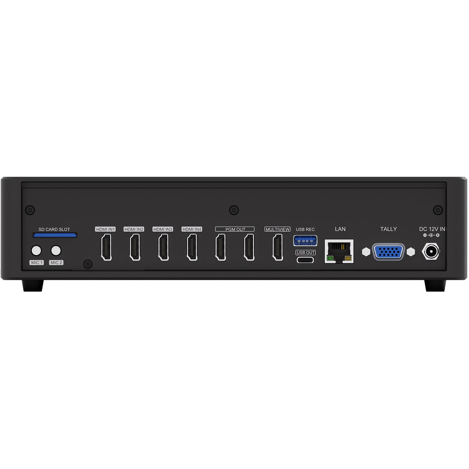 AVMATRIX Shark H4 Plus | Mikser wideo FullHD z wbudowanym monitorem, 4-kanałowy, 4x HDMI, nagrywanie, streaming AVMATRIX - 2