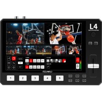 Feelworld L4 | Mikser wideo, 5-kanałowy 4x HDMI, 1x SDI, ekran 10.1", streaming USB Feelworld - 1
