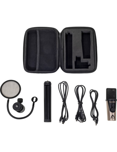 Apogee HypeMiC | Mikrofon pojemnościowy USB do podcastów, streamingu dla Windows, MacOS, iOS Apogee - 1