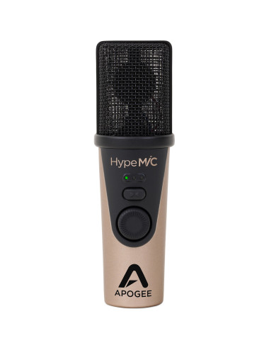 Apogee HypeMiC | Mikrofon pojemnościowy USB do podcastów, streamingu dla Windows, MacOS, iOS Apogee - 1