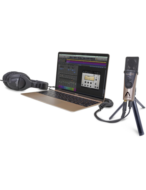 Apogee HypeMiC | Mikrofon pojemnościowy USB do podcastów, streamingu dla Windows, MacOS, iOS Apogee - 4