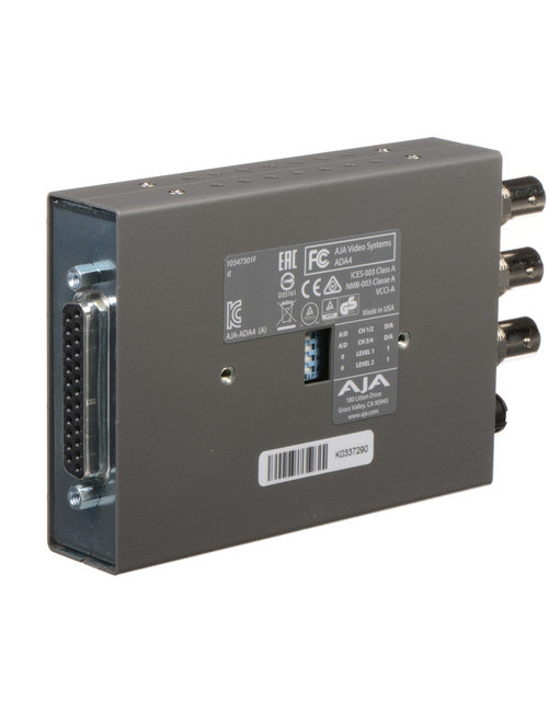 AJA ADA4 | Dwukierunkowy konwerter AES/EBU na dźwięk analogowy i z dźwięku analogowego na AES/EBU AJA - 2