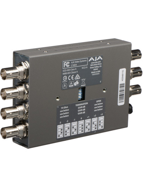 AJA C10DA | Wzmacniacz dystrybucyjny analogowego sygnału wideo 1x6, NTSC / PAL AJA - 2