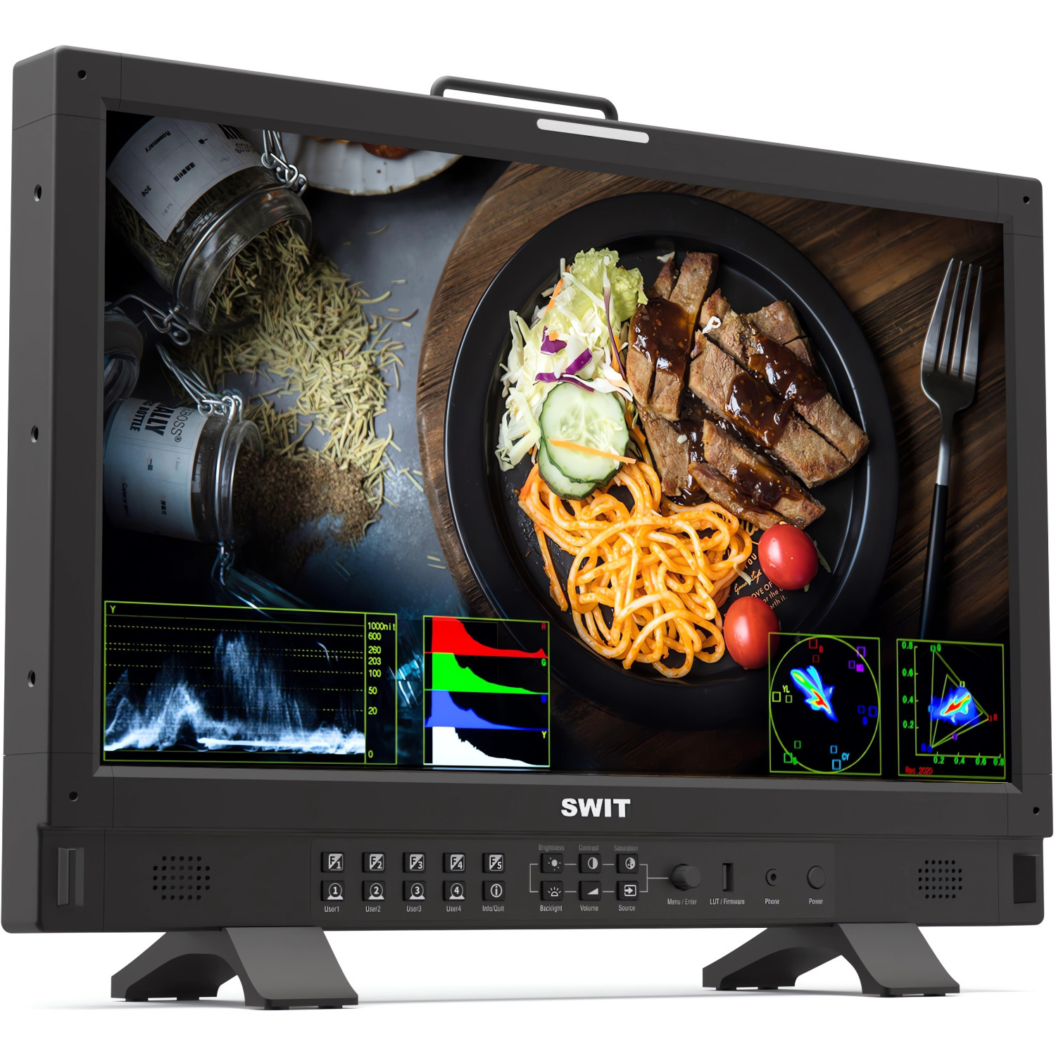 SWIT BM-H215HDR | Monitor reżyserski 21.5", 3D LUT, 12G SDI, 4K HDMI, V-Mount SWIT - 4