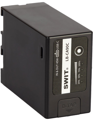 SWIT LB-CA90C | Akumulator 90 Wh / 6200 mAh, zamiennik Canon BP-A60 BP-A30 dla Canon C300 MK II C70, D-Tap, USB-C SWIT - 1