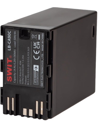SWIT LB-CA90C | Akumulator 90 Wh / 6200 mAh, zamiennik Canon BP-A60 BP-A30 dla Canon C300 MK II C70, D-Tap, USB-C SWIT - 2
