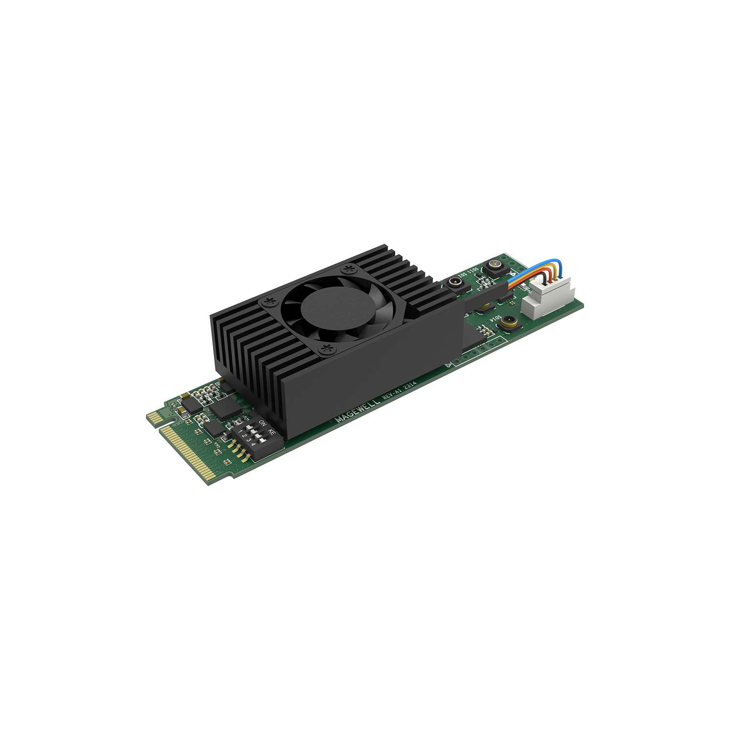 Magewell Eco Capture 12G SDI 4K Plus M.2 (11561) | Karta przechwytująca M.2 (PCIe Gen3 x4), grabber wideo Magewell - 1