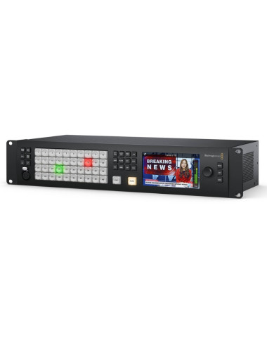 Blackmagic Design ATEM 4 M/E Constellation HD | Mikser wideo FullHD, 40 wejść, 3G-SDI, 12 wyjść wideo, multiview, talkback Black