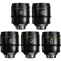 DZOFilm Arles 5-Lens Kit 25/35/50/75/100mm T1.4 FF/VV Prime Cine Lens PL-Mount | Zestaw obiektywów filmowych DZOFILM - 1