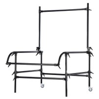 Manfrotto 220PSLB | Duży stolik bezcieniowy bez płyty perspex, czarny, 2 x 1.2 m Manfrotto - 1