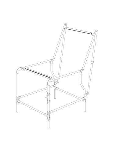 Manfrotto 320PSLB | Stolik bezcieniowy bez płyty perspex, czarny, 1.5 x 0.8 m Manfrotto - 1
