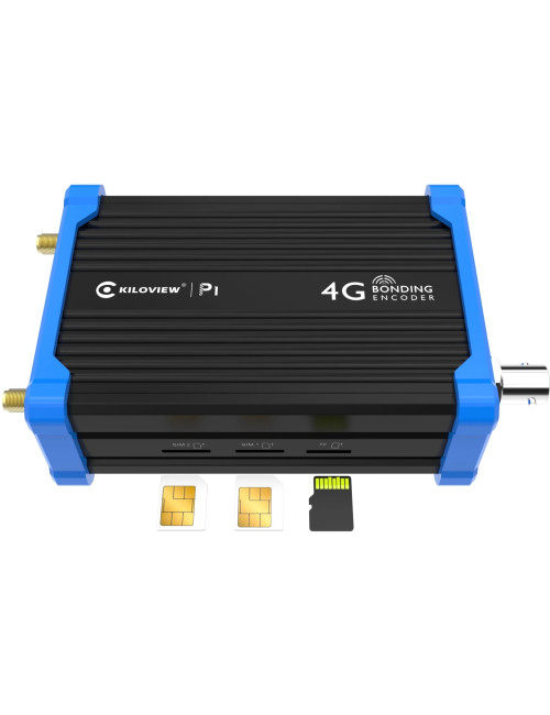 Kiloview P1 | Enkoder, streamer wideo 4K, Ethernet, Wi-Fi, 5G, RTSP, RTMP, SRT, NDI|HX3, PoE Magewell - 2