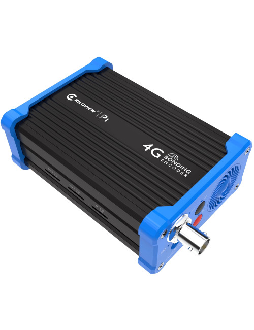 Kiloview P1 | Enkoder, streamer wideo 4K, Ethernet, Wi-Fi, 5G, RTSP, RTMP, SRT, NDI|HX3, PoE Magewell - 4
