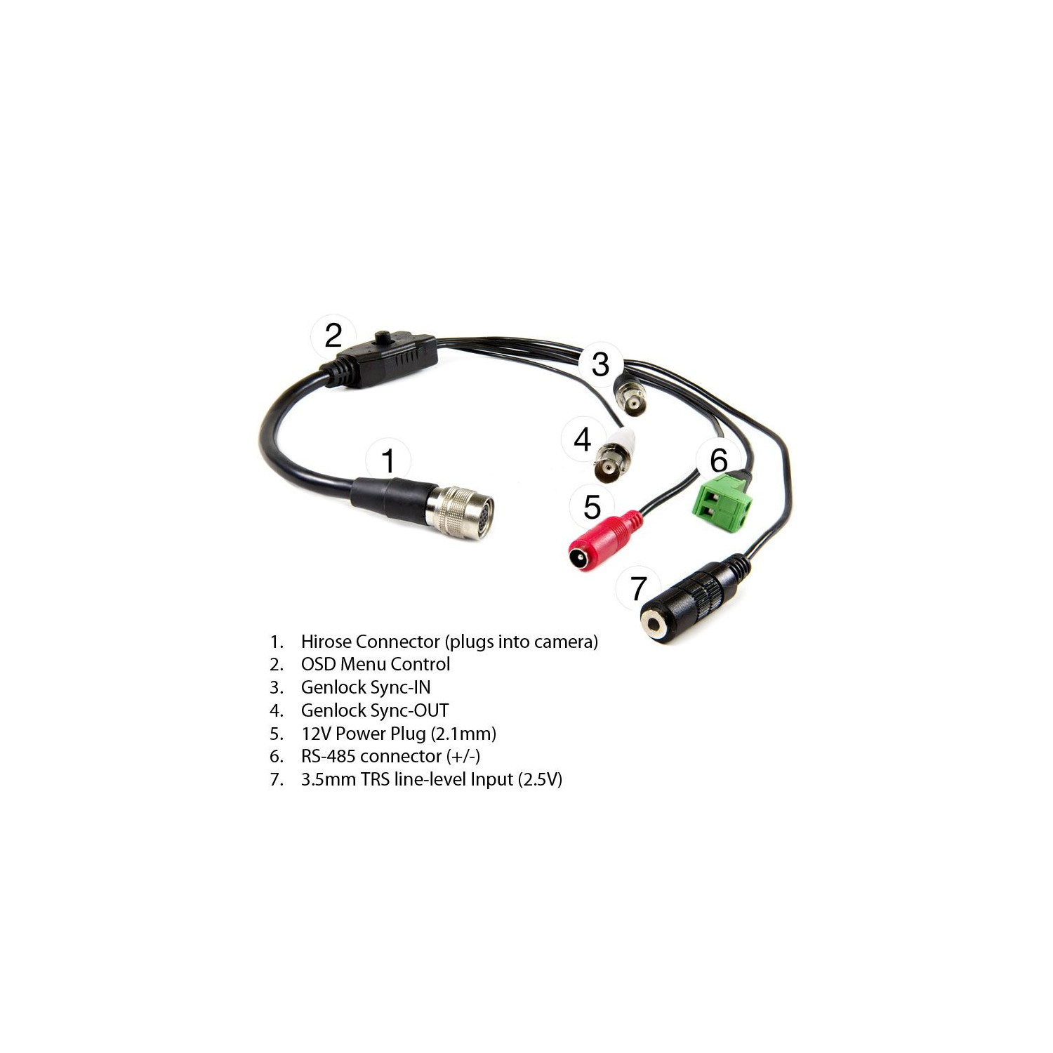 Marshall Electronics CV566 | Miniaturowa kamera Full HD, SDI / HDMI, Genlock, obiektyw M12 Marshall Electronics - 4