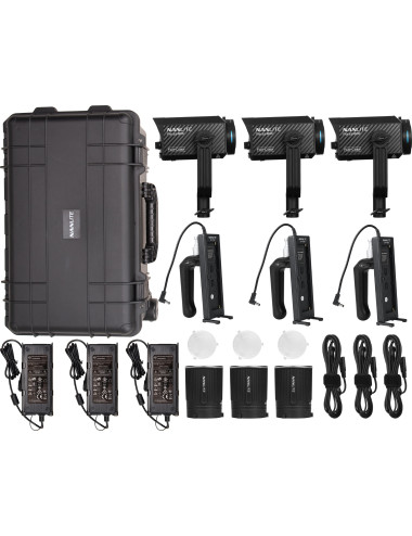 Nanlite Forza 60C RGBLAC Led 3 Light kit | Zestaw lamp studyjnych, 1800K-20000K, 3x 88W Nanlite - 6
