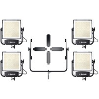 Litepanels Gemini 1×1 Hard Quad Array Light Kit | Zestaw czterech lamp wideo, panele LED, RGBWW Litepanels - 1
