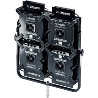 Litepanels Gemini 1×1 Hard Quad Array Light Kit | Zestaw czterech lamp wideo, panele LED, RGBWW Litepanels - 2