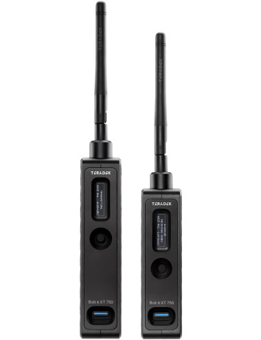 Teradek Bolt 6 XT 750 12G-SDI/HDMI Wireless TX/RX Set | Bezprzewodowy system transmisji wideo 4K, odległość do 230 metrów Terade