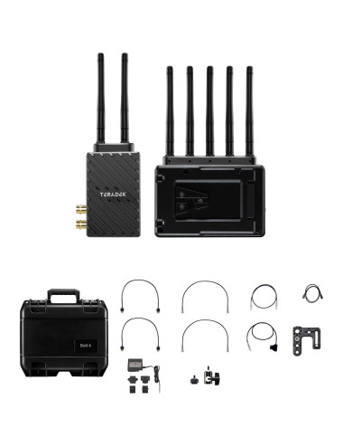 Teradek Bolt 6 LT 750 3G-SDI/HDMI Wireless TX/RX Deluxe Set V-Mount | Bezprzewodowy system transmisji wideo 4K, do 230 metrów Te