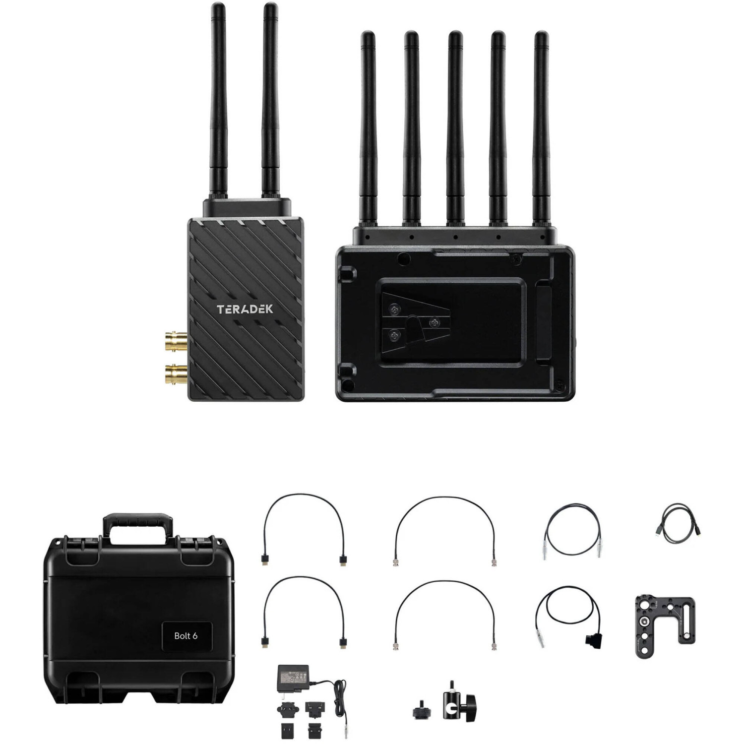 Teradek Bolt 6 LT 750 3G-SDI/HDMI Wireless TX/RX Deluxe Set V-Mount | Bezprzewodowy system transmisji wideo 4K, do 230 metrów Te