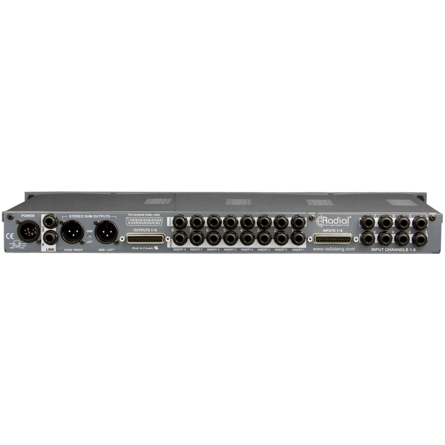 Radial Space Heater | 8-kanałowy mikser sumujący i lampowy przester Radial Engineering - 2