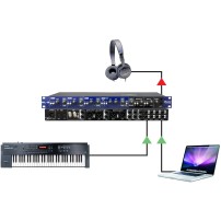 Radial KL-8 | Mikser audio dla keyboardów, wejścia USB Radial Engineering - 6