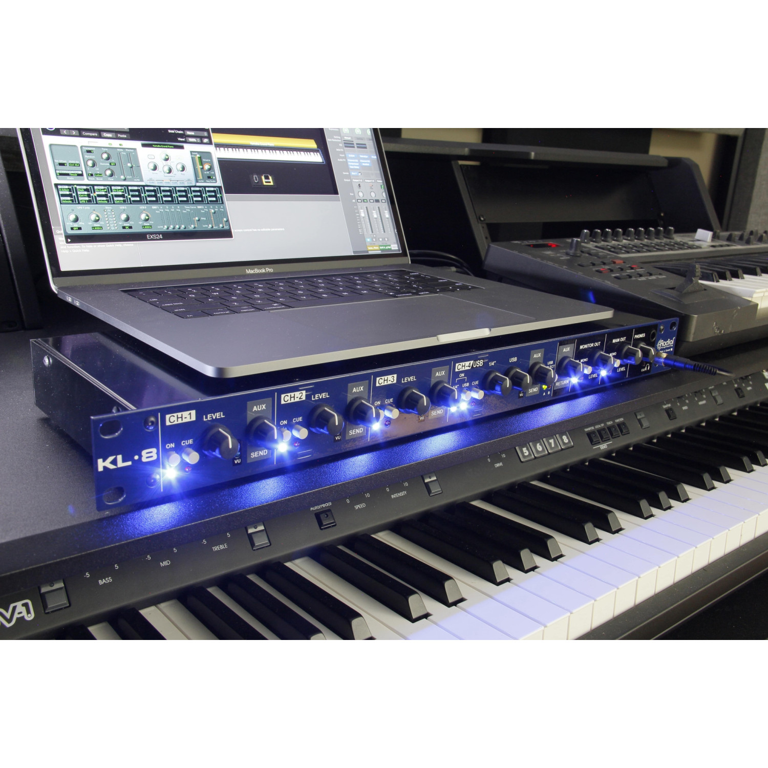 Radial KL-8 | Mikser audio dla keyboardów, wejścia USB Radial Engineering - 13