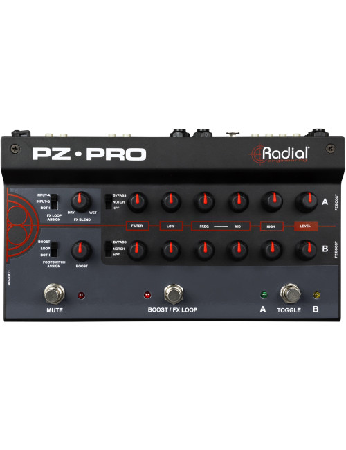 Radial PZ-Pro | 2-kanałowy przedwzmacniacz dla instrumentów akustycznych Radial Engineering - 1