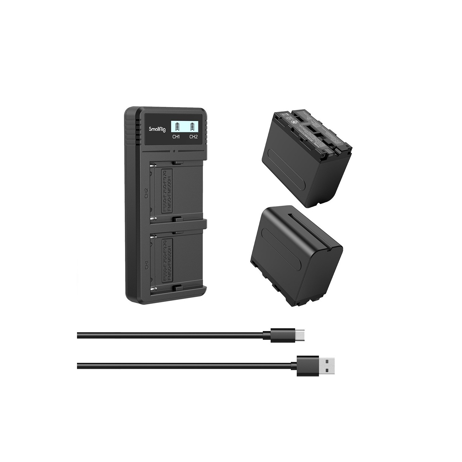 SmallRig 3823 NP-F970 Battery & Charger Kit