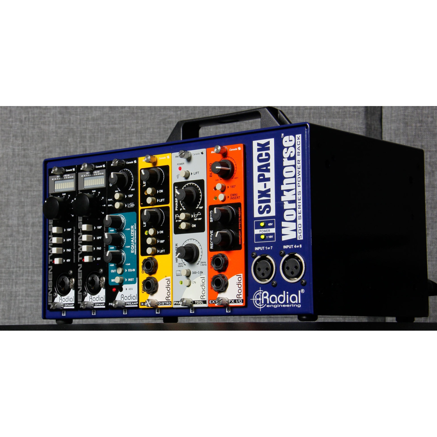 Radial SixPack| 6-slotowy zasilacz, baza do modułów systemu 500 Radial Engineering - 8