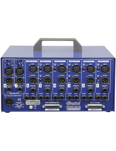 Radial SixPack| 6-slotowy zasilacz, baza do modułów systemu 500 Radial Engineering - 1