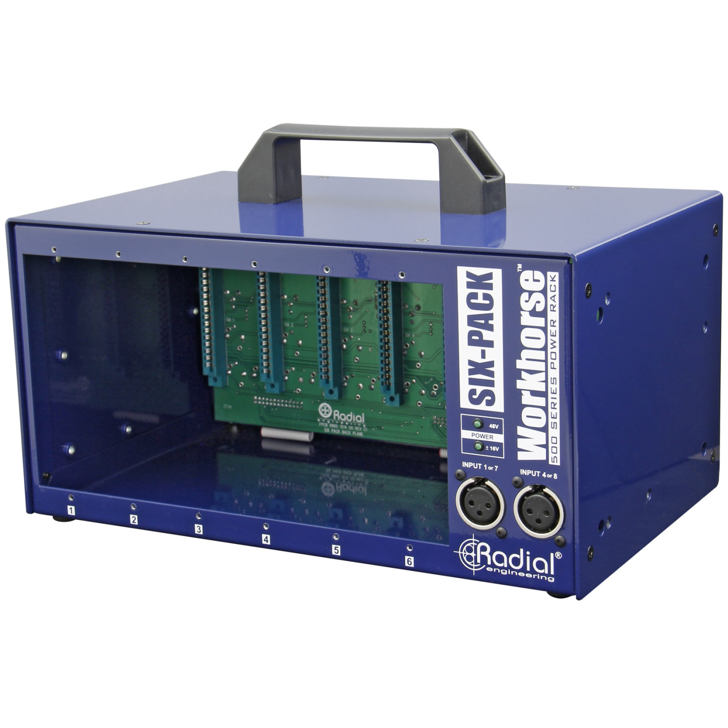 Radial SixPack| 6-slotowy zasilacz, baza do modułów systemu 500 Radial Engineering - 4