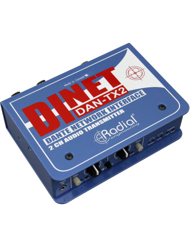 Radial DiNet DAN-TX2 | Konwerter Jack, XLR - Dante Radial Engineering - 4