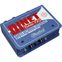 Radial DiNet DAN-TX2 | Konwerter Jack, XLR - Dante Radial Engineering - 4