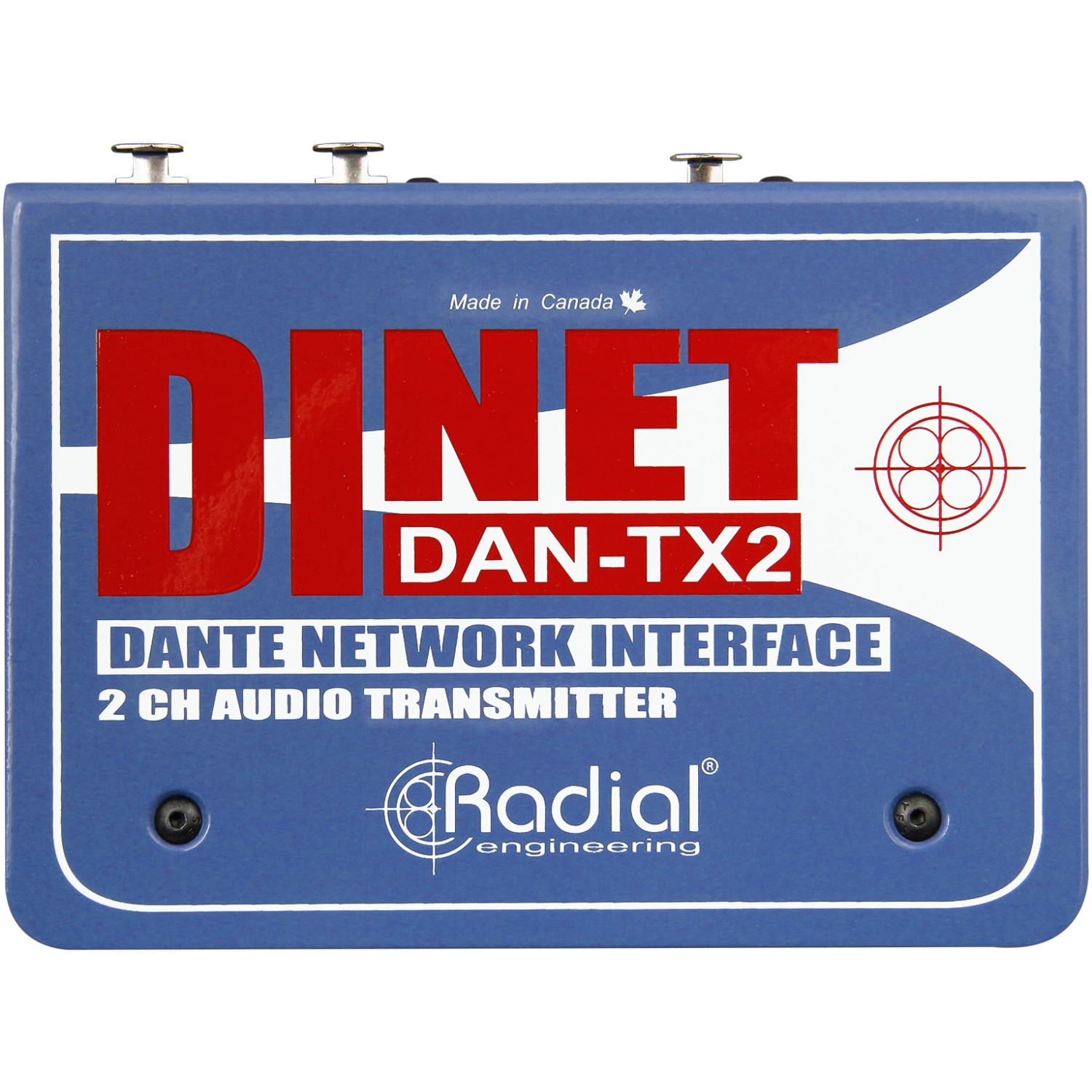 Radial DiNet DAN-TX2 | Konwerter Jack, XLR - Dante Radial Engineering - 1