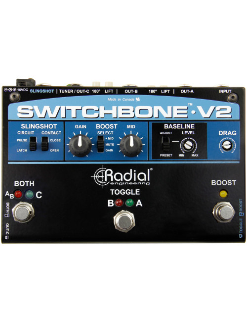 Radial Switchbone V2 | Przełącznik nożny wzmacniaczy i boost Radial Engineering - 1