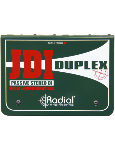 Radial JDI Duplex | Jensen JT-DBE Passive, Pasywny DI-Box Stereo Radial Engineering - 1