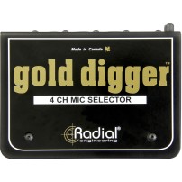 Radial Gold Digger | Mic Switcher, 4-kanałowy przełącznik mikrofonowy Radial Engineering - 1