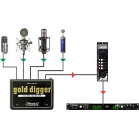 Radial Gold Digger | Mic Switcher, 4-kanałowy przełącznik mikrofonowy Radial Engineering - 9