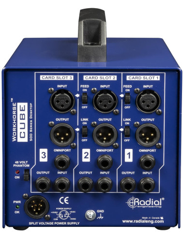 Radial Cube | 3-slotowy zasilacz, baza do modułów systemu 500 Radial Engineering - 2