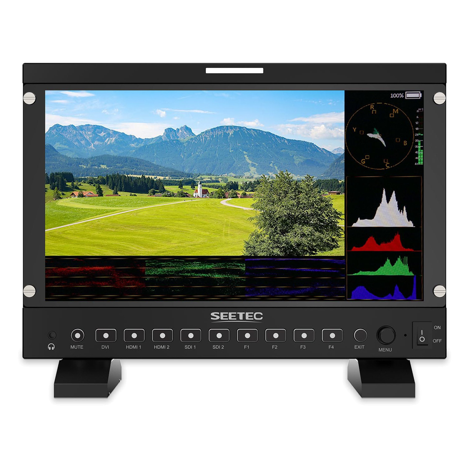 SEETEC P130-PRO | Monitor podglądowy, reżyserski, 13.3" IPS, HDMI, SDI, DVI, Tally SEETEC - 1