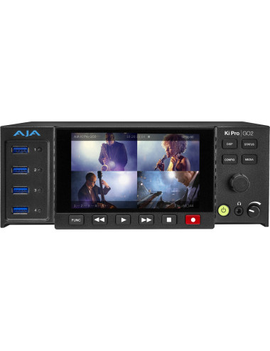 AJA Ki Pro GO2 | 4-kanałowy rekorder wideo USB, 1080p 60p, HDMI, SDI AJA - 2
