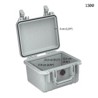 Peli 1300 Protector Case | Walizka transportowa bez wypełnienia, wym. zewn. 26 x 24 x 17 cm, IP67, STANAG 4280 Peli - 2