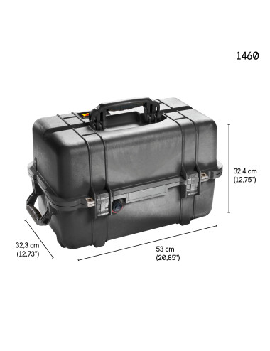 Peli 1460 Protector Case | Walizka transportowa z pianką Pick N Pluck, wym. zewn. 52 x 32 x 32 cm, IP67 Peli - 3