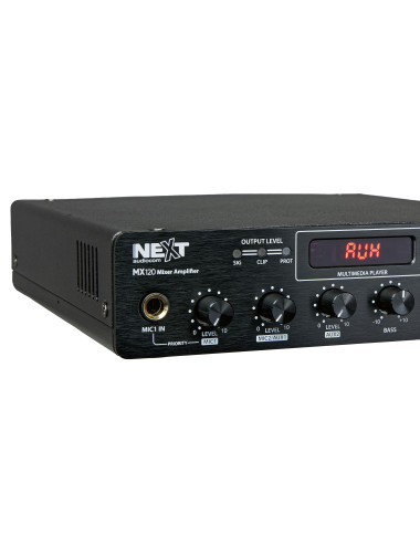 Next Audio MX120 | Wzmacniacz miksujący, 120W, 100V, USB / Bluetooth AUDAC - 4