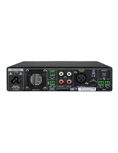 Next Audio MX120 | Wzmacniacz miksujący, 120W, 100V, USB / Bluetooth AUDAC - 5