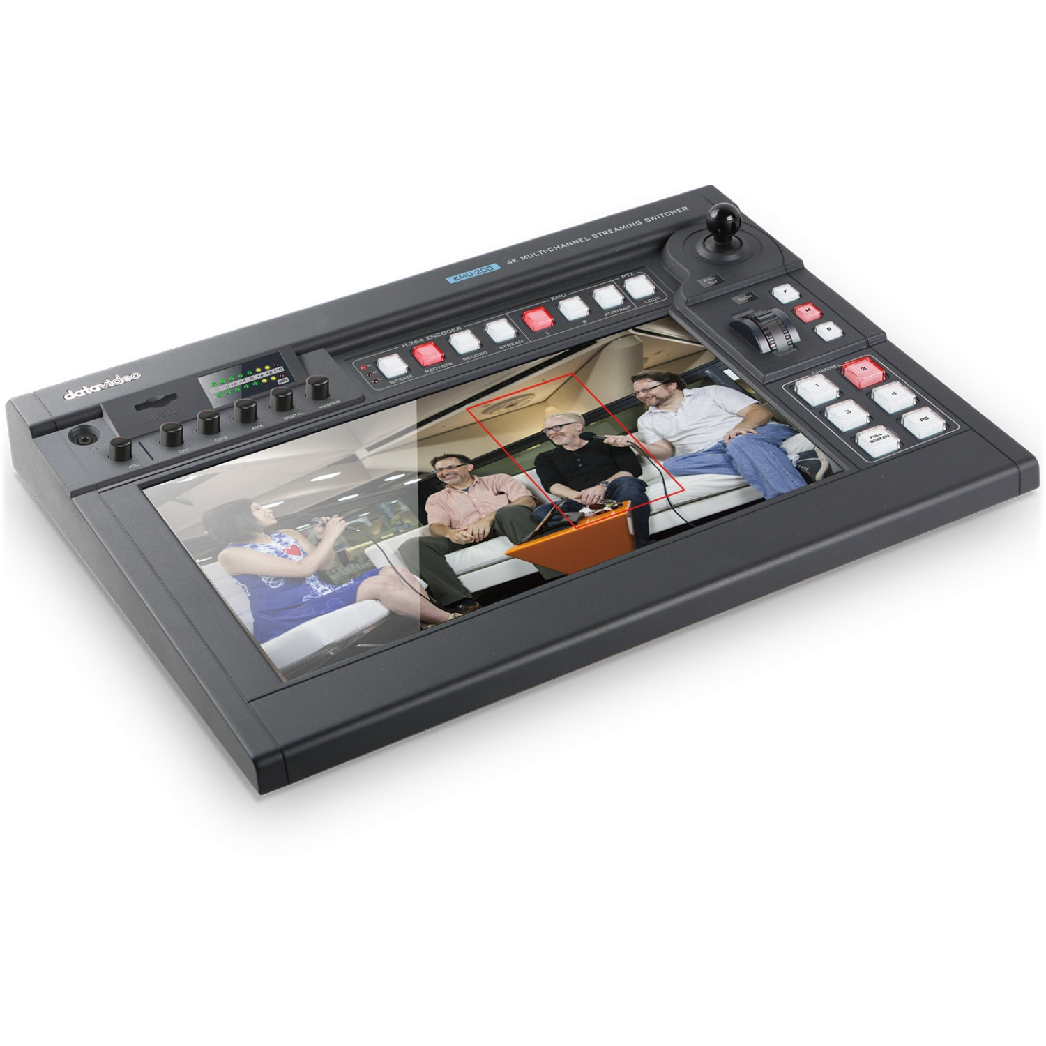 Datavideo KMU-200 | Mikser wideo, 5 wirtualnych kanałów ze źródła 4K, streamer, rekorder Datavideo - 4