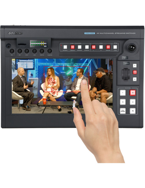 Datavideo KMU-200 | Mikser wideo, 5 wirtualnych kanałów ze źródła 4K, streamer, rekorder Datavideo - 3