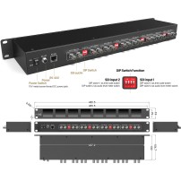 Lilliput RM-0208S | Monitor podglądowy 8x2" do racka, 3G-SDI Lilliput - 2